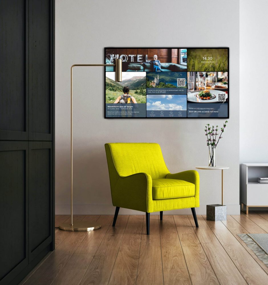 Digital Signage: het infokanaal als hotel-tv in een hotelkamer